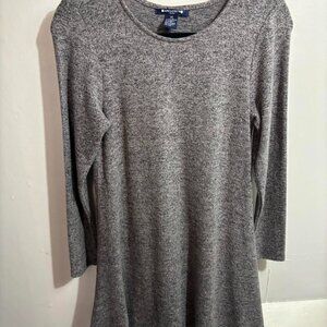 Architect Gray Womens Long Sleeve Size Petite Medium